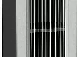 Шкаф верхний с 1-ой остекленной дверцей Сканди Grey Silkwood/Graphite 716*300*320
