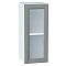 Шкаф верхний с 1-ой остекленной дверцей Сканди Grey Softwood Белый 716*300*320 Шкаф верхний с 1-ой остекленной дверцей Сканди Grey Softwood Белый 716*300*320