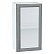 Шкаф верхний с 1-ой остекленной дверцей Сканди Grey Softwood Белый 716*400*320 Шкаф верхний с 1-ой остекленной дверцей Сканди Grey Softwood Белый 716*400*320