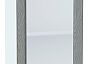 Шкаф верхний с 1-ой остекленной дверцей Сканди Grey Softwood Белый 716*400*320