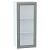 Шкаф верхний с 1-ой остекленной дверцей Сканди Grey Softwood Белый 920*400*320