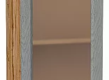 Шкаф верхний с 1-ой остекленной дверцей Сканди Grey Softwood Дуб Вотан 716*400*320