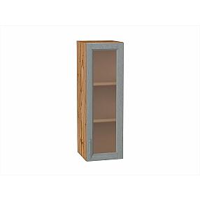 Шкаф верхний с 1-ой остекленной дверцей Сканди Grey Softwood Дуб Вотан 920*300*320