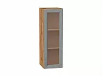 Шкаф верхний с 1-ой остекленной дверцей Сканди Grey Softwood Дуб Вотан 920*300*320