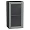 Шкаф верхний с 1-ой остекленной дверцей Сканди Grey Softwood Graphite 716*400*320 Шкаф верхний с 1-ой остекленной дверцей Сканди Grey Softwood Graphite 716*400*320