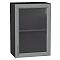 Шкаф верхний с 1-ой остекленной дверцей Сканди Grey Softwood Graphite 716*500*320 Шкаф верхний с 1-ой остекленной дверцей Сканди Grey Softwood Graphite 716*500*320