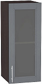 Шкаф верхний с 1-ой остекленной дверцей Сканди В 300 | 30 см
