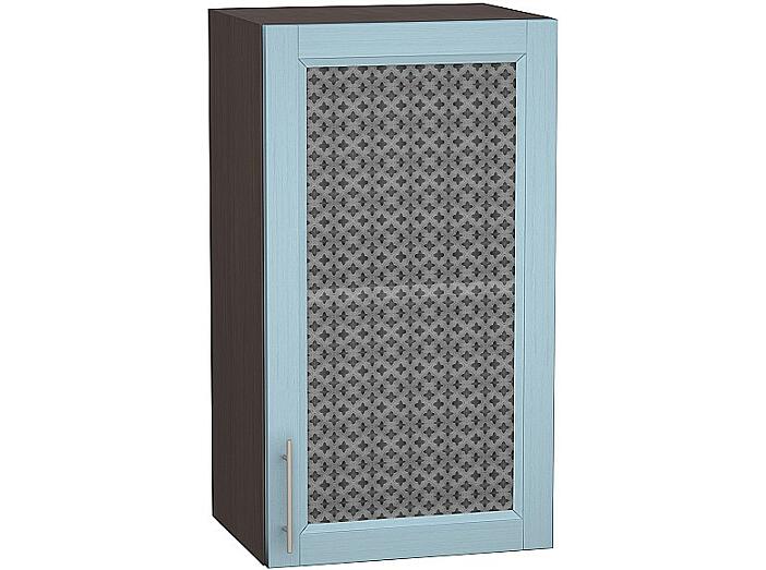 Шкаф верхний с 1-ой остекленной дверцей Сканди В 409 Sky Wood-Венге