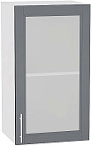 Шкаф верхний с 1-ой остекленной дверцей Сканди В 400 | 40 см