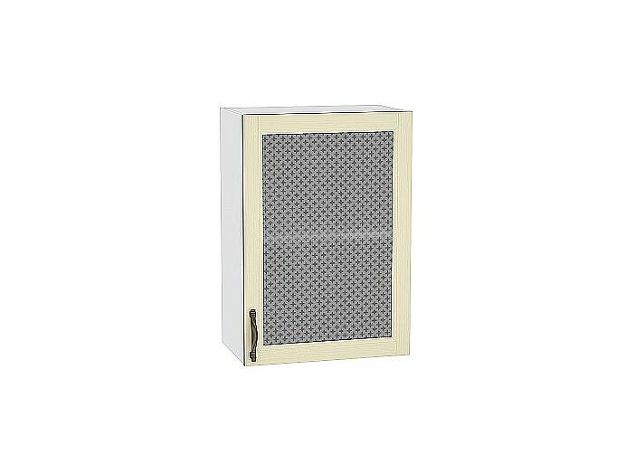 Шкаф верхний с 1-ой остекленной дверцей Сканди В 509 Ivory Wood-Белый