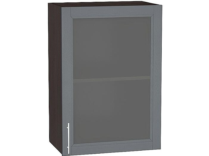 Шкаф верхний с 1-ой остекленной дверцей Сканди В 509 Graphite Softwood-Венге