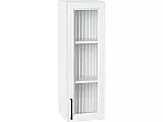 Шкаф верхний с 1-ой остекленной дверцей Сканди White Silkwood/Белый 920*300*320