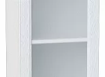 Шкаф верхний с 1-ой остекленной дверцей White Softwood/Белый 716*400*320