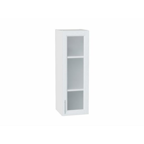 Шкаф верхний с 1-ой остекленной дверцей White Softwood/Белый 920*300*320
