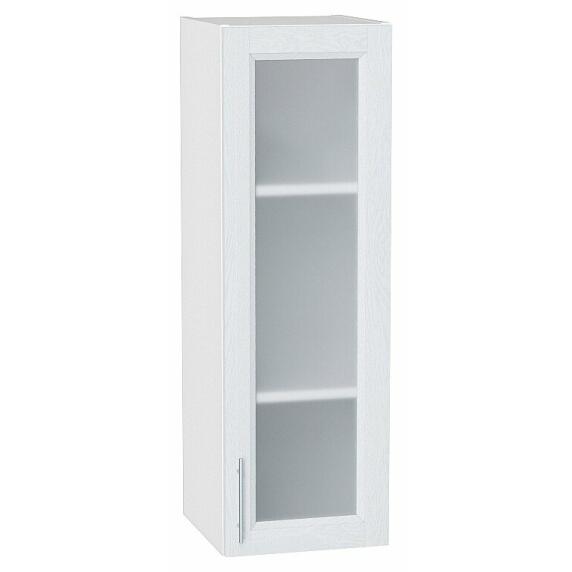 Шкаф верхний с 1-ой остекленной дверцей White Softwood/Белый 920*300*320