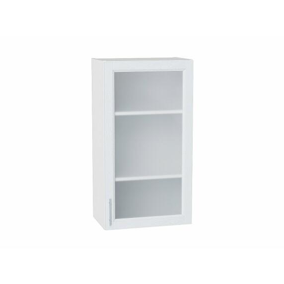 Шкаф верхний с 1-ой остекленной дверцей White Softwood/Белый 920*500*320