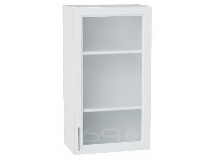 Шкаф верхний с 1-ой остекленной дверцей White Softwood/Белый 920*500*320