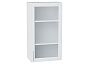 Шкаф верхний с 1-ой остекленной дверцей White Softwood/Белый 920*500*320