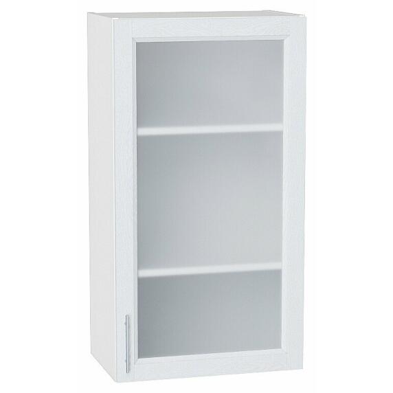 Шкаф верхний с 1-ой остекленной дверцей White Softwood/Белый 920*500*320