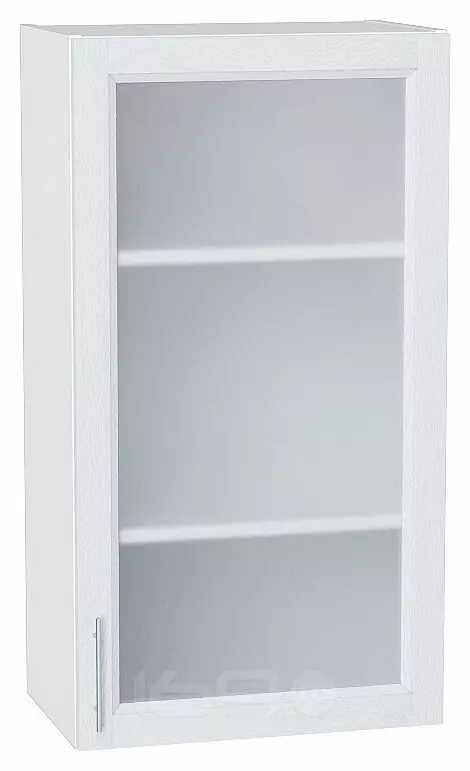 Шкаф верхний с 1-ой остекленной дверцей White Softwood/Белый 920*500*320