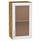 Шкаф верхний с 1-ой остекленной дверцей Сканди White Softwood Дуб Вотан 716*400*320 Шкаф верхний с 1-ой остекленной дверцей Сканди White Softwood Дуб Вотан 716*400*320