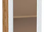 Шкаф верхний с 1-ой остекленной дверцей Сканди White Softwood Дуб Вотан 716*400*320