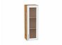 Шкаф верхний с 1-ой остекленной дверцей Сканди White Softwood Дуб Вотан 920*300*320