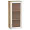 Шкаф верхний с 1-ой остекленной дверцей Сканди White Softwood Дуб Вотан 920*400*320 Шкаф верхний с 1-ой остекленной дверцей Сканди White Softwood Дуб Вотан 920*400*320