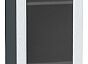 Шкаф верхний с 1-ой остекленной дверцей Сканди White Softwood Graphite