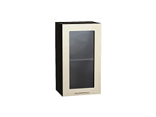 Шкаф верхний с 1-ой остекленной дверцей Валерия-М В 400 | 40 см