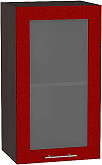 Шкаф верхний с 1-ой остекленной дверцей Валерия-М В 409 | 40 см