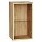 Шкаф верхний с 1-ой остекленной дверцей Золотой/Дуб Вотан Полки Стекло 716*400*322