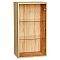 Шкаф верхний с 1-ой остекленной дверцей Золотой/Дуб Вотан Полки Стекло 920*500*322