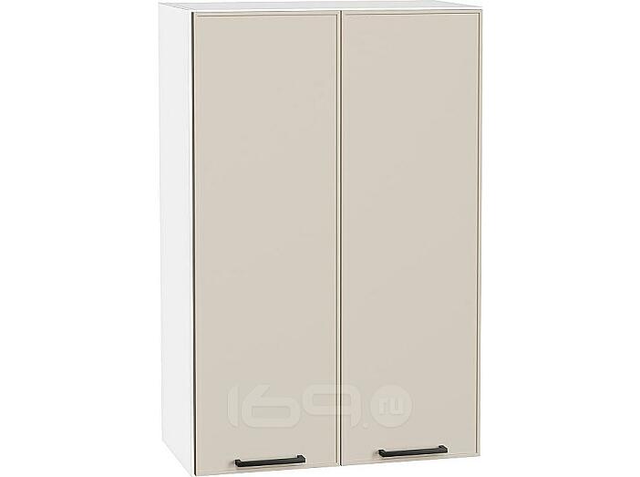 Шкаф верхний с 2-мя дверцами Эйр Cream Silk/Белый 920*600*320