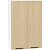 Шкаф верхний с 2-мя дверцами Эйр Real Oak/Белый 920*600*320