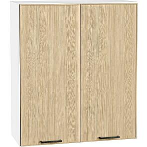 Шкаф верхний с 2-мя дверцами Эйр Real Oak/Белый 920*800*320