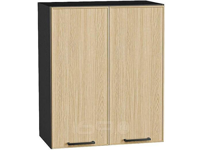 Шкаф верхний с 2-мя дверцами Эйр Real Oak/Graphite 716*600*320