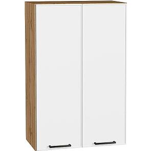 Шкаф верхний с 2-мя дверцами Эйр White Silk/Дуб Вотан 920*600*320