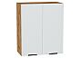 Шкаф верхний с 2-мя дверцами Евро Белый Дуб Вотан 716*600*318