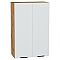 Шкаф верхний с 2-мя дверцами Евро Белый Дуб Вотан 920*600*318