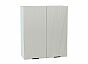 Шкаф верхний с 2-мя дверцами Евро Лайн Агат / Белый 920*800*318