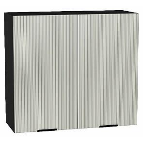 Шкаф верхний с 2-мя дверцами Евро Лайн Агат/Graphite 716*800*318