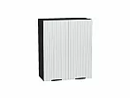 Шкаф верхний с 2-мя дверцами Евро Лайн Белый / Graphite 716*600*318