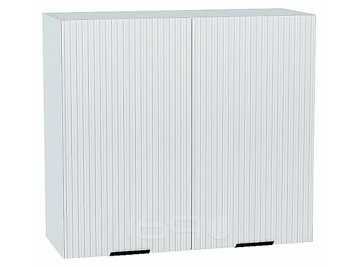 Шкаф верхний с 2-мя дверцами Евро Лайн Белый/Белый 716*800*318