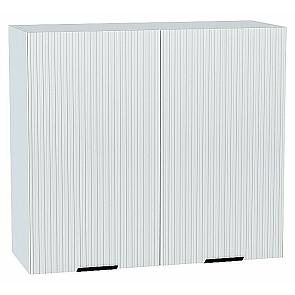 Шкаф верхний с 2-мя дверцами Евро Лайн Белый/Белый 716*800*318