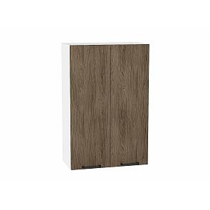Шкаф верхний с 2-мя дверцами Флэт Brown Casella Oak 2S/Белый 920*600*318