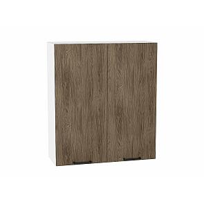 Шкаф верхний с 2-мя дверцами Флэт Brown Casella Oak 2S/Белый 920*800*318
