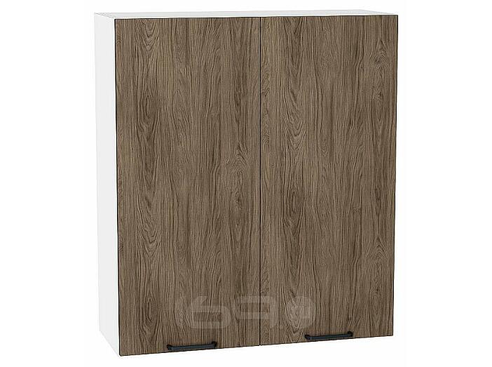 Шкаф верхний с 2-мя дверцами Флэт Brown Casella Oak 2S/Белый 920*800*318
