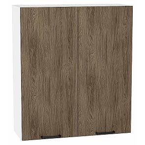 Шкаф верхний с 2-мя дверцами Флэт Brown Casella Oak 2S/Белый 920*800*318