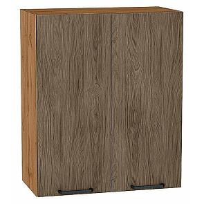 Шкаф верхний с 2-мя дверцами Флэт Brown Casella Oak 2S/Дуб Вотан 716*600*318